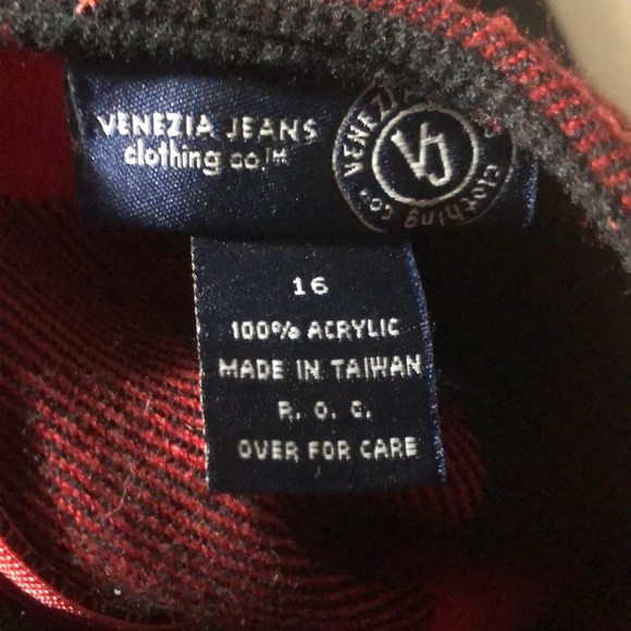 Plaid Vintage Skirt Venezia Jeans Sz 16 - Picture 2 of 16